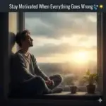 stay motivated when everything goes wrong