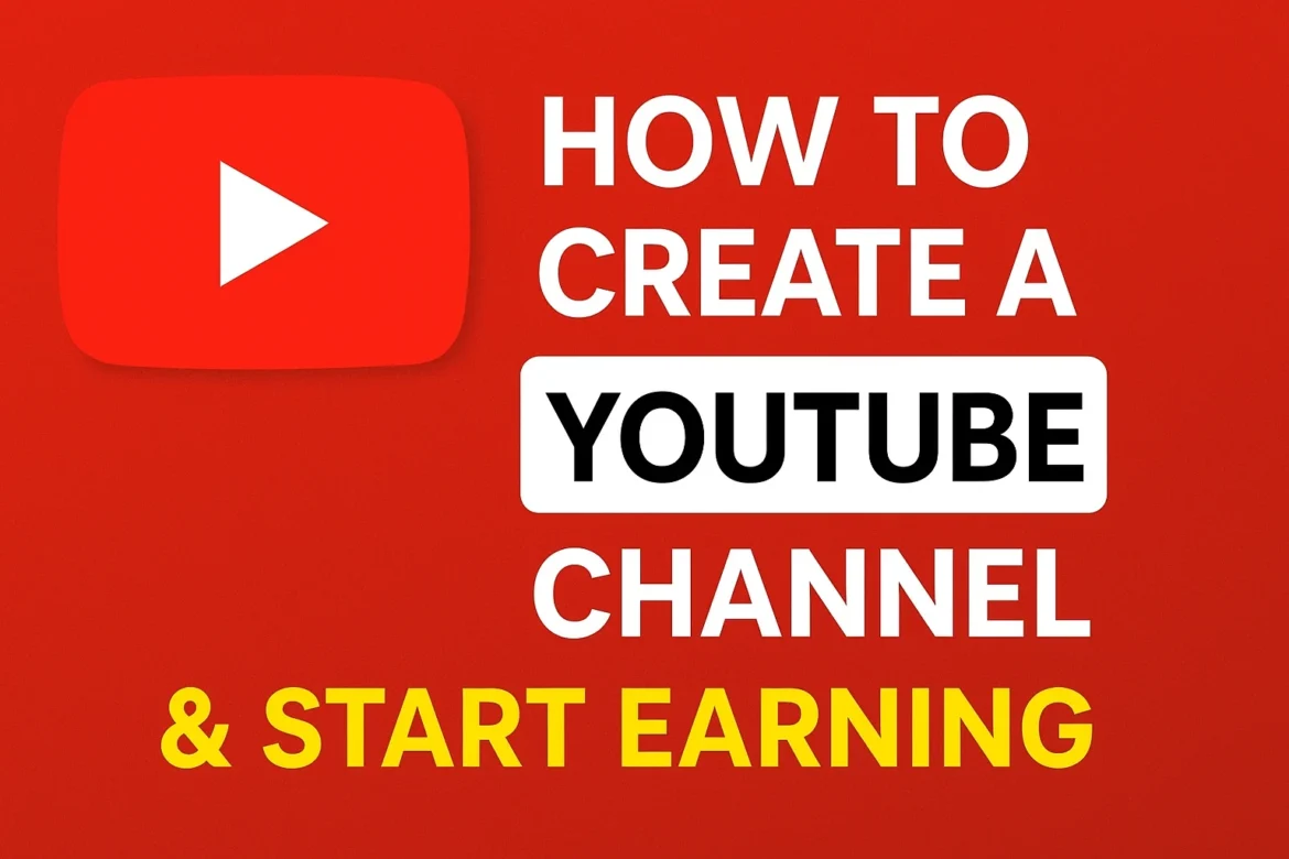 How to Create a YouTube Channel & Start Earning